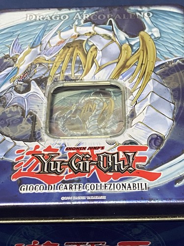 Tin box e carta - carta, drago